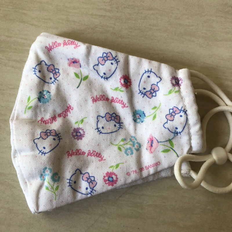 Hello Kitty Masker Kain Anak