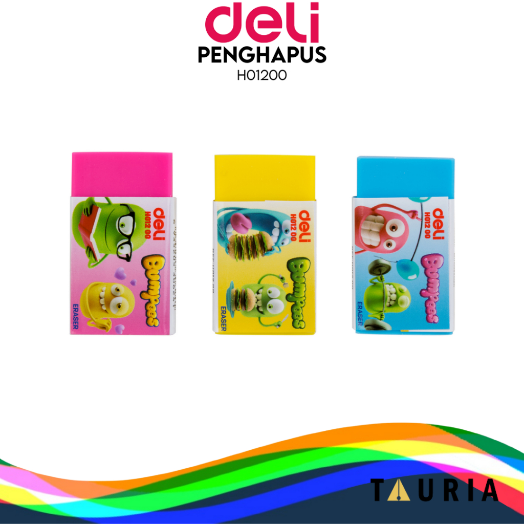 

DELI PENGHAPUS WARNA LUCU BUMPEES H01200 (ISI 3 PCS)