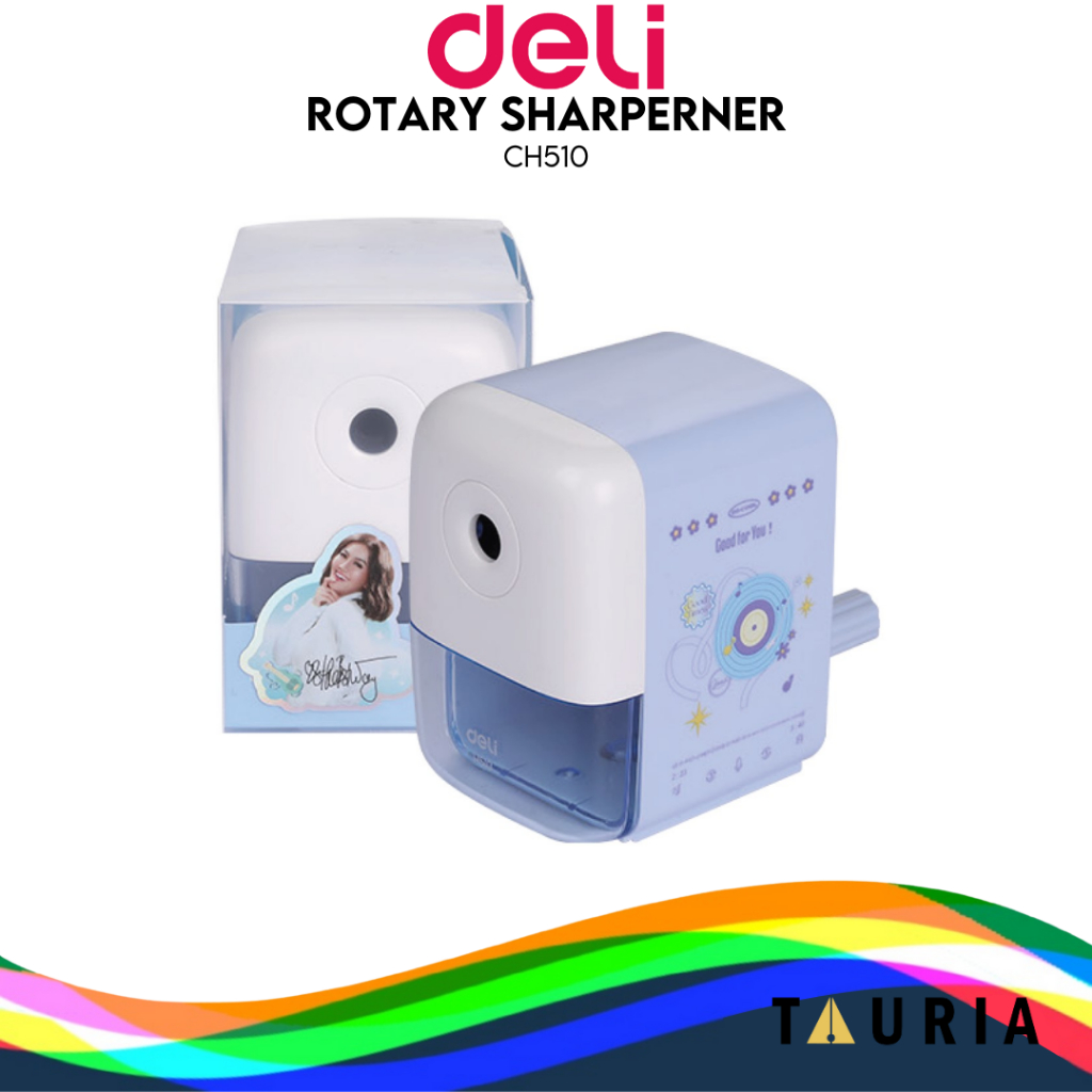 

[DELI X AGNEZ MO] Deli Rotary Sharpener / Rautan Putar Anti Slip CH510