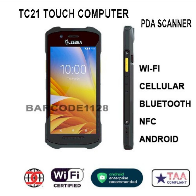 SCANNER PDA ZEBRA TC21 TOUCH COMPUTER ANDROID ***