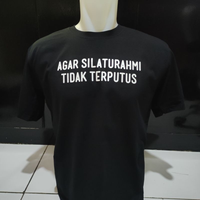 Kaos Agar Silaturahmi Tidak Terputus Pinjam Dulu Seratus / Kaos Pinjam Seratus