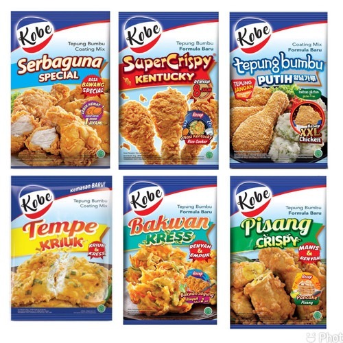 

Kobe Tepung Bakwan 200 gr/Tempe Goreng/Kentucky Crispy