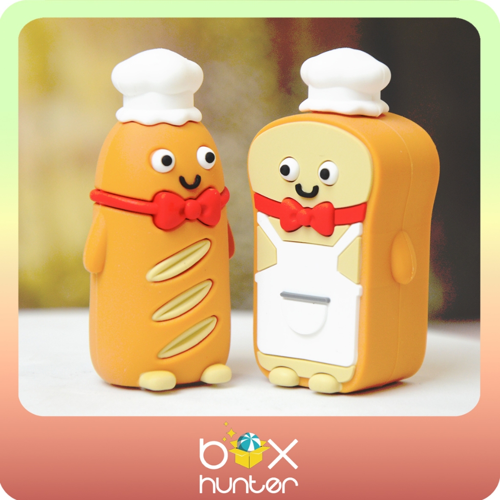 

SET SHARPERNER 2PCS HOTDOG & BREAD / 2 Buah Rautan Bentuk Roti Lucu