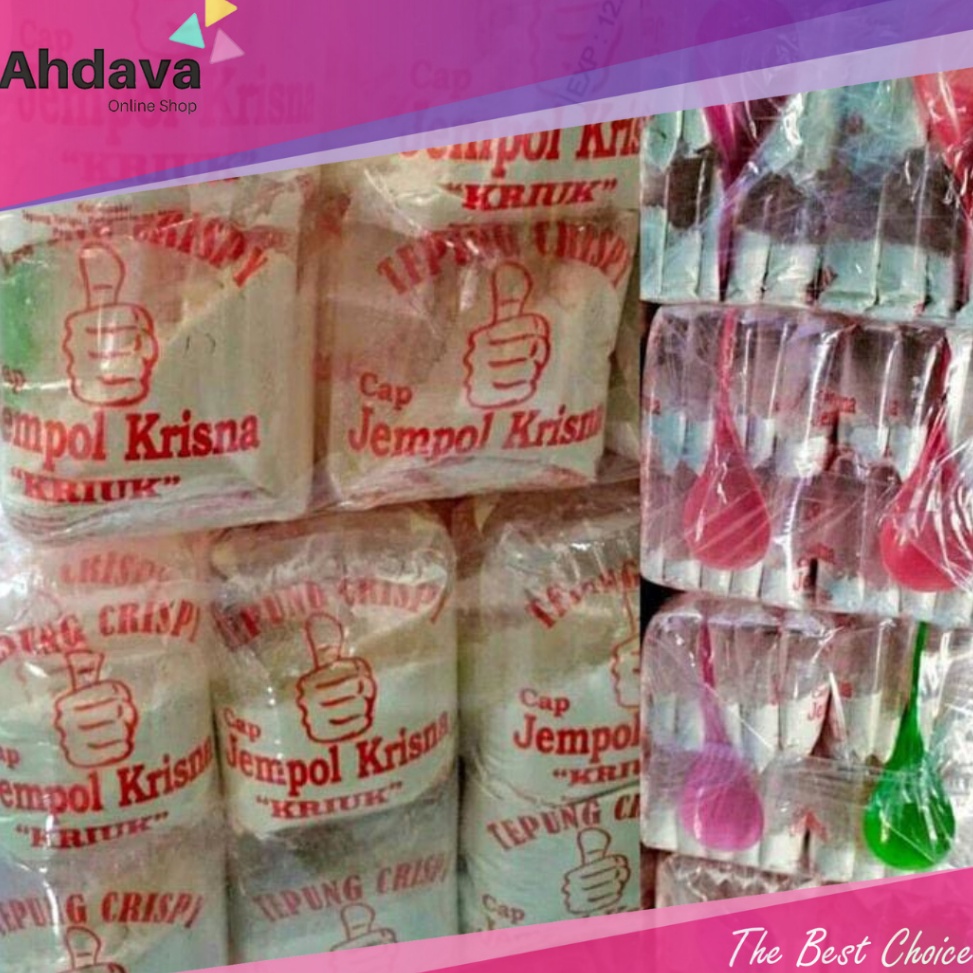 

HBQ TEPUNG JEMPOL KRIUK ISI 10 PCS FREE CENTONG Best ▔〔▔