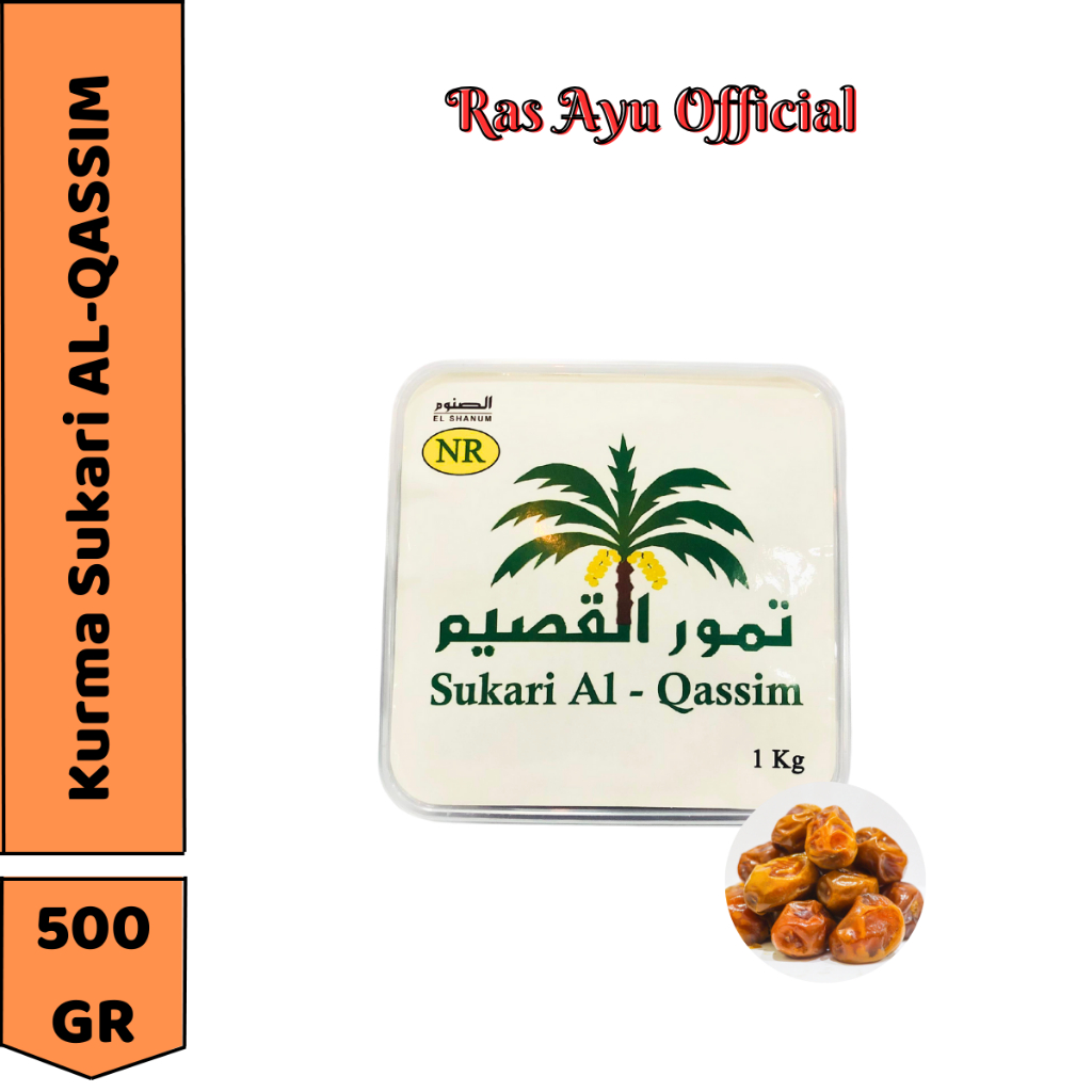 

KURMA SUKARI AL QASSIM NR ELSHANUM 500gr box / KURMA / KURMA SUKARI BASAH / SUKARI / KURMA