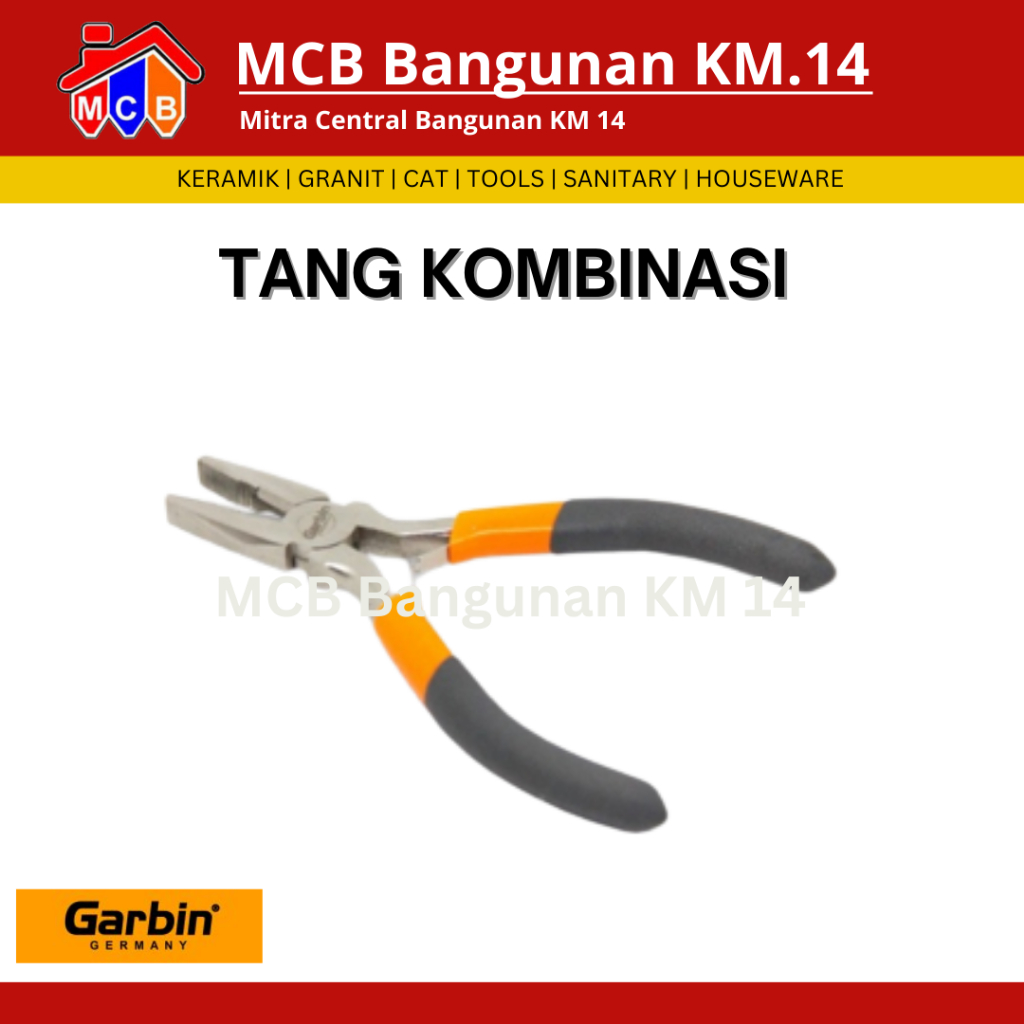 TANG KOMBINASI GARBIN 4,5 , 6 , 8 INCH