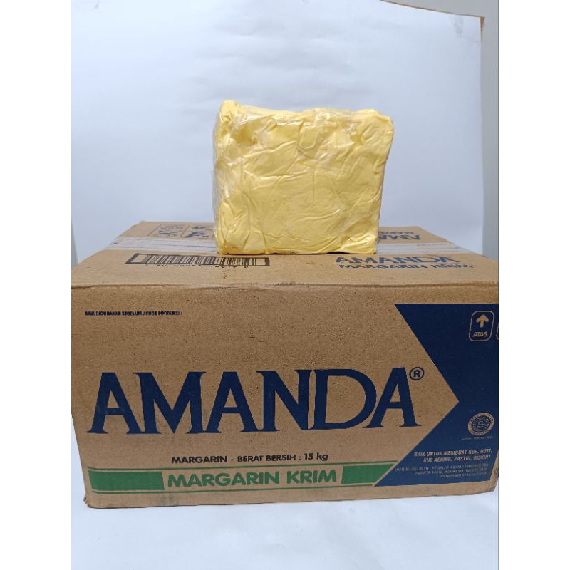 

Margarin Amanda 15kg/margarin kartonan/bahan kebab cengkareng