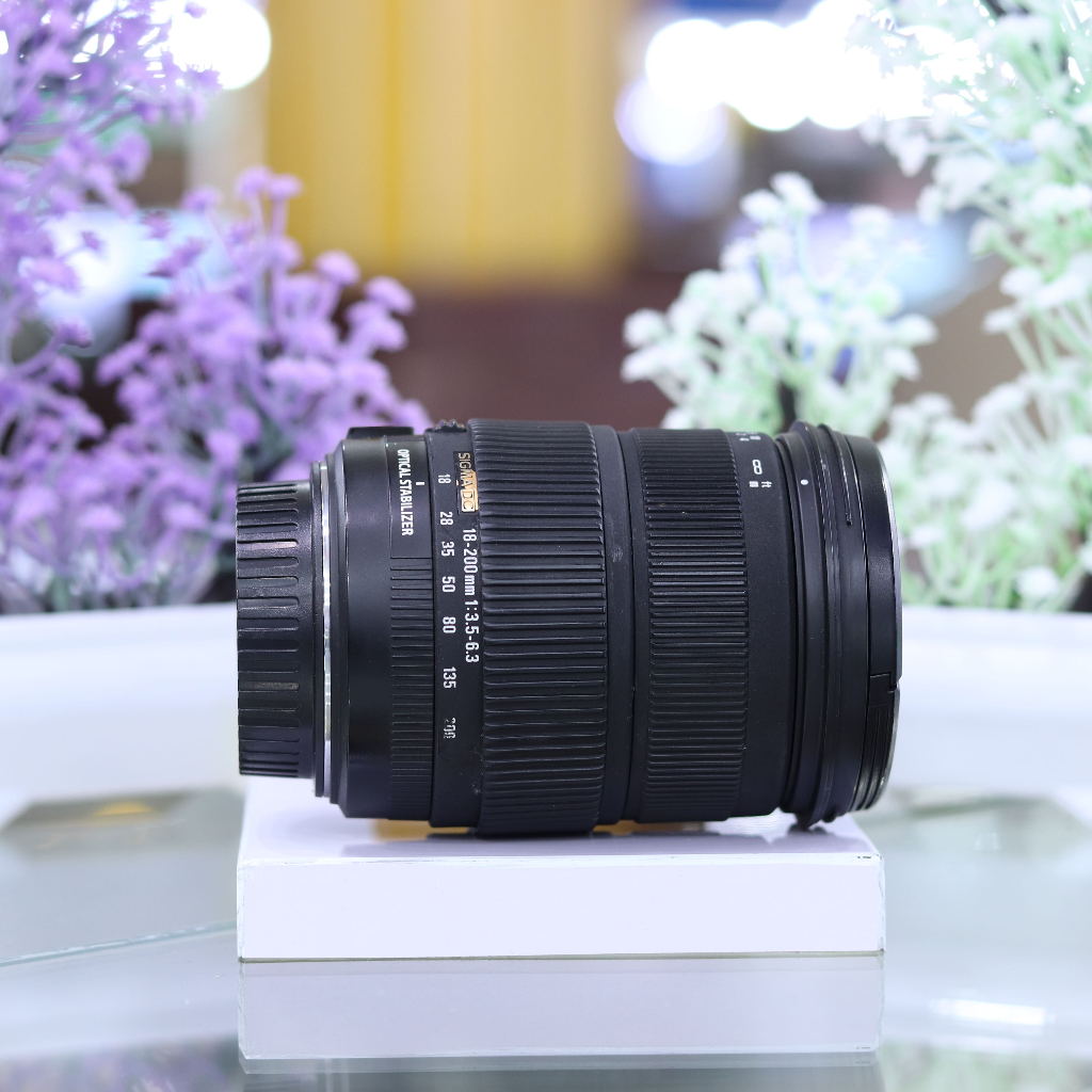 LENSA SIGMA FOR CANON 18-200MM - LENSA SAPU JAGAT CANON - MULUS