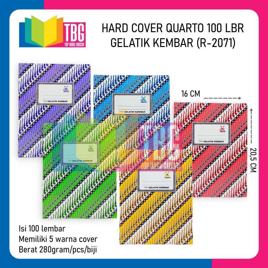 

1 PCS HARD COVER QUARTO 100LBR BUKU PEMBUKUAN
