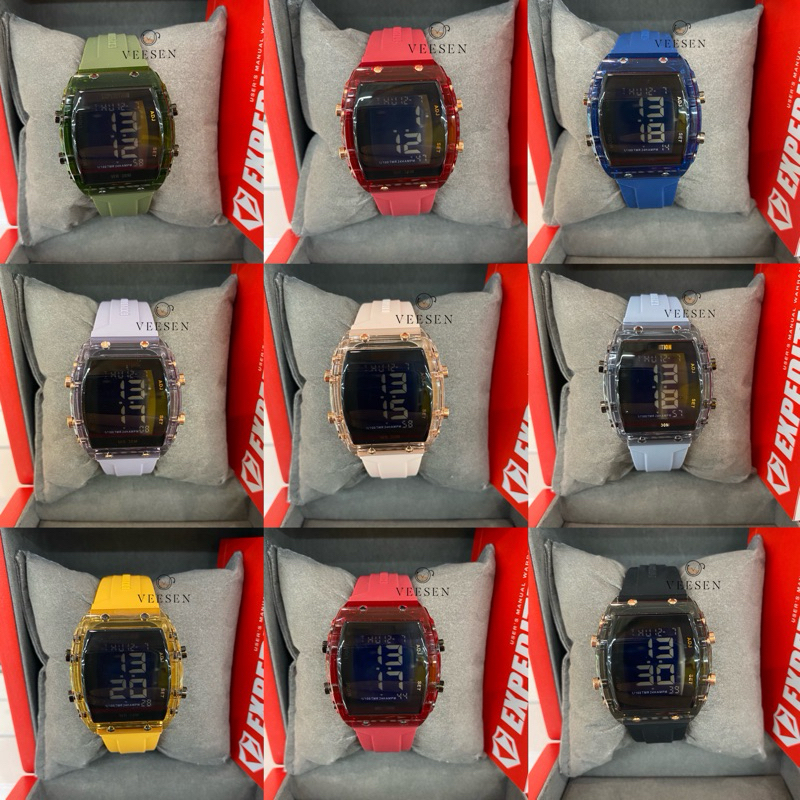 Jam Tangan Expedition E 6827 Digital Original Wanita