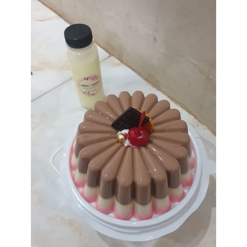 

Puding Fla Buah Coklat Ultah Kolam Mangga Regal