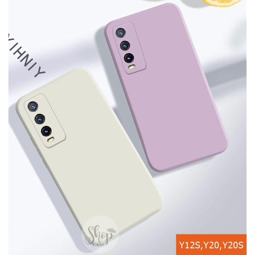 Softcase polos Vivo Y20 Vivo Y12s Vivo Y20s Case Vivo Y20 Case Vivo Y12s Case Vivo Y20s Casing Vivo 