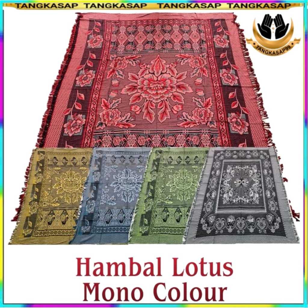 (COD) KARPET / HAMBAL LOTUS MONO COLOR / HAMBAL RAJUT MURAH UKURAN BESAR 180x280