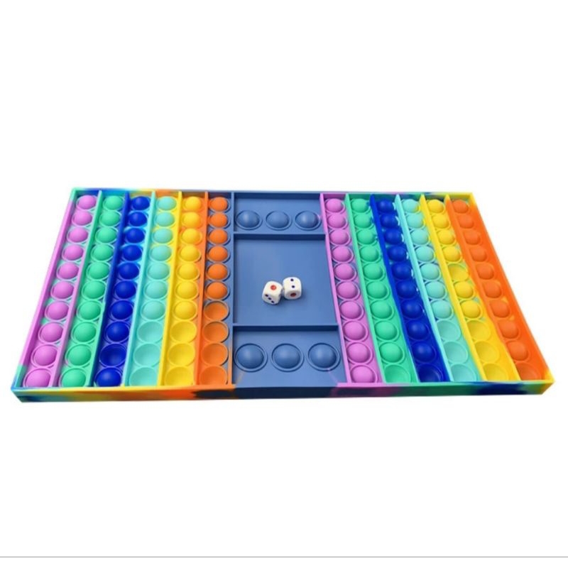 POP IT JUMBO + DADU Pop it Besar Mainan Anak Pencet Warna Warni