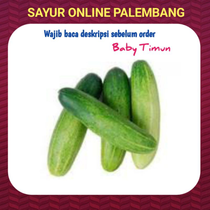 

Baby Timun Lalap - Sayur Online Palembang