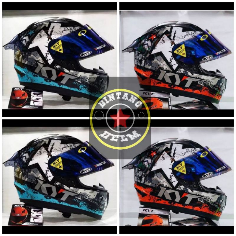 HELM KYT R10 SERI#3 Aqua blue ORIGINAL