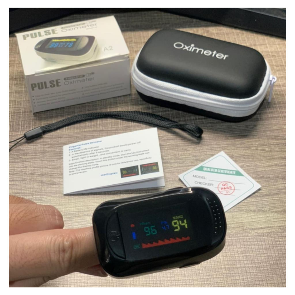 ISA TaffOmicron Oxymeter Pulse , Oximeter Fingertip A2 , Omron, Saturasi Oksen, Bonus Baterai ABC