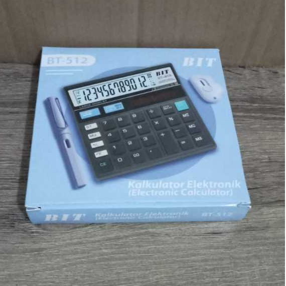 

KALKULATOR ELEKTRONIK BIT - BT 512