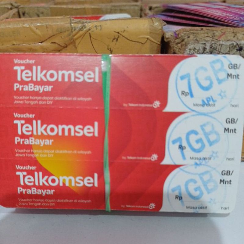 Voucher Telkomsel 7gb jateng