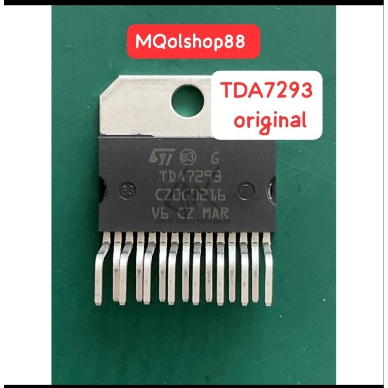 TDA7293 TDA 7293 ST ORIGINAL ASLI IC AUDIO AMPLIFIER POWER IGBT TRANSISTOR LAS MESIN TRAVO TRAPO TRA
