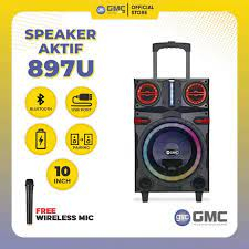 Speaker Bluetooth Multimedia GMC 897 U / 897U + Bonus Mic