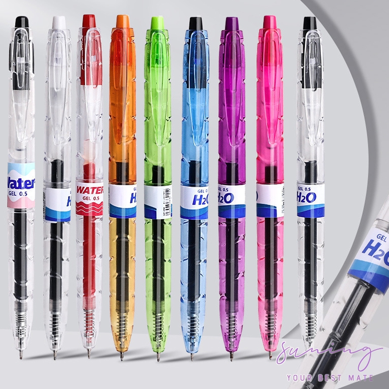 

0.5MM Hitam Gelpen/Pulpen/ GEL MEKANIK POLOS-Suning Mall