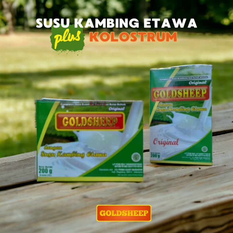 

Susu Bubuk Kambing Etawa plus Kolostrum 1 box isi 10 sachet