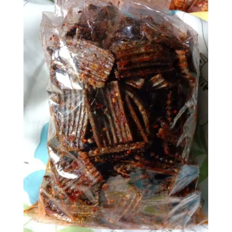 

Kerupuk jengkol pedas daun jeruk 1KG