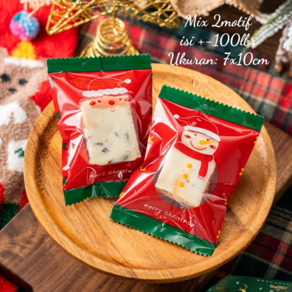 

Promo Plastik Cookies natal / kemasan cookies xmas / plastik Merry christmas Diskon