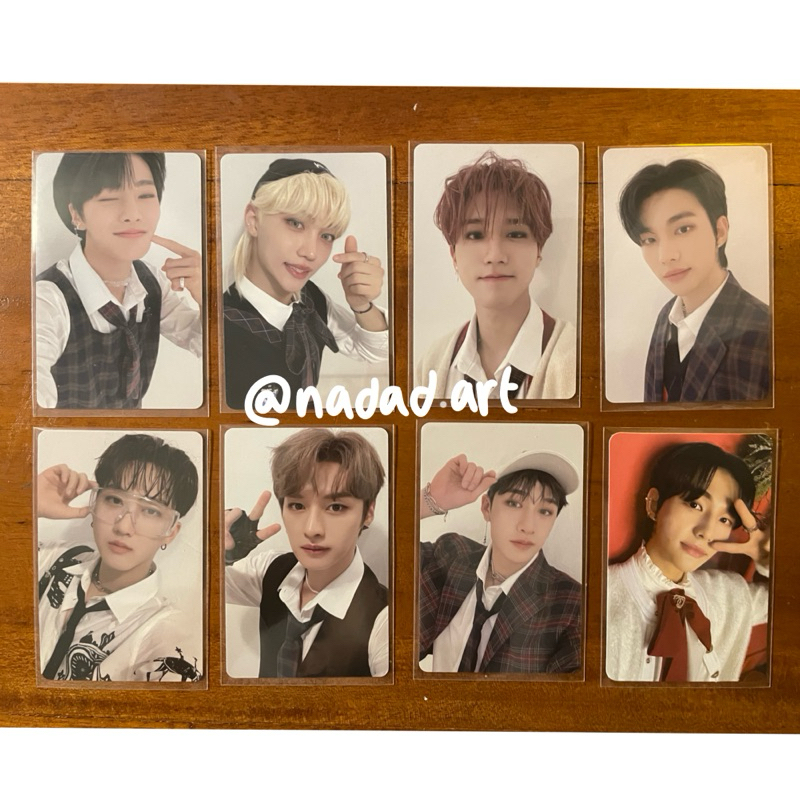 wts photocard stray kids christmas evel | bangchan lee know changbin hyunjin han felix i.n