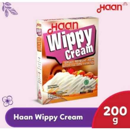 

haan wippy cream 200 gram pouch