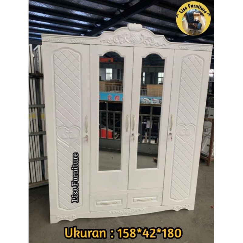 Lemari Besi Pakaian|Lemari Besi Pakaian Sliding|Lemari Besi Pakaian Sliding 2 Pintu|Lemari Besi Paka