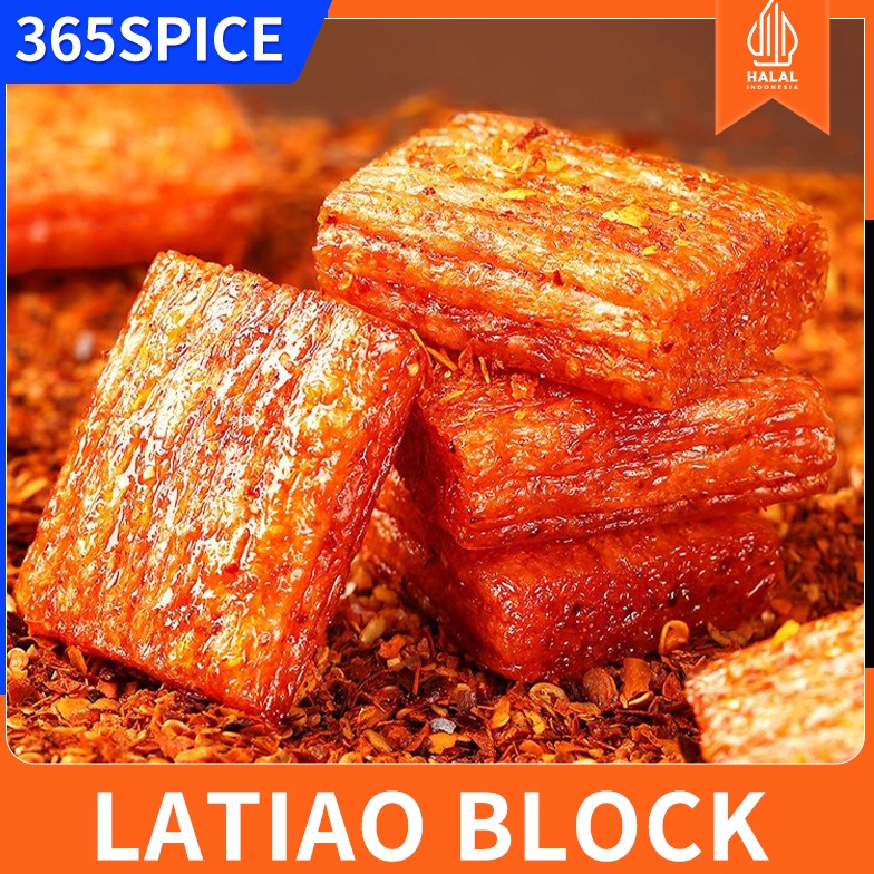 [PRODUK-CALZR59] [HALAL SNACK] LATIAO Block (20pcs) | CEMILANN SNACK VEGETARIAN GLUTEN LATIAO | PEDA