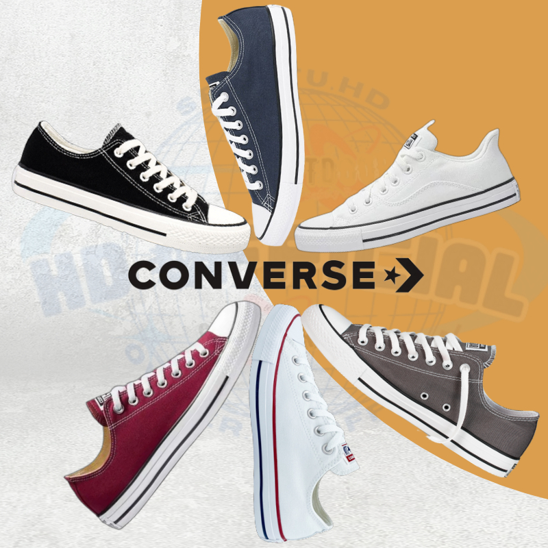 Sneakers Converse Pria Wanita Sepatu Sekolah Anak SD SMP SMA Low Classic Clack White Terbaru