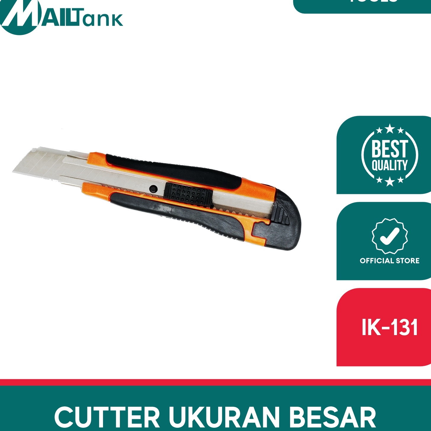 

Kirim Sekarang MAILTANK HOME Cutter Pisau Dorong Ukuran Besar gagang karet / Pisau Karter IK131 ➙➼✦❃