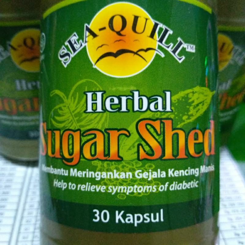 Sea Quill Sugar Shield 34300 - Distributor Sea Quill - Sea Quill Herbal Sugar Shield 30 - Grosir Sea
