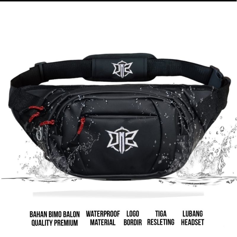 Tas Pinggang Waistbag Distro Waterproof Tas Outdoor DnZ Purpose of life
