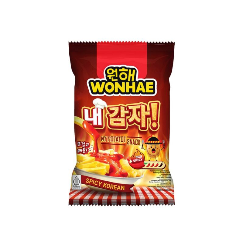 

Wonhae My Potato Snack Spicy Korean 60gr