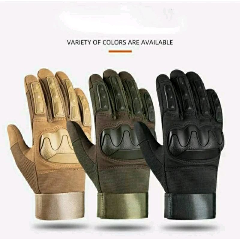 sarung tangan panjang full finger 742 sarung tangan tactical full finger IO