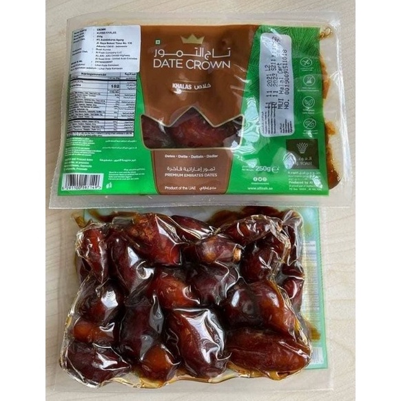 

H4rga Murah Kurma Basah Kurma Vakum Kurma Khalas termo Date Crown Kurma Madu Kurma lenbut 250gr [232]