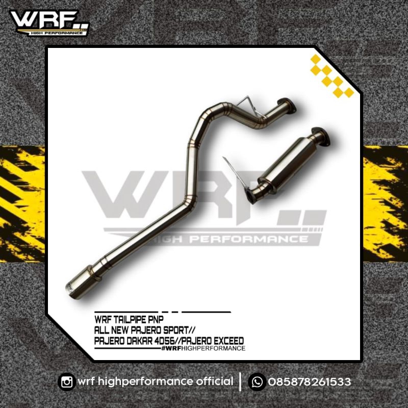 WRF TAILPIPE PNP PAJERO EXCEED// KNALPOT PAJERO