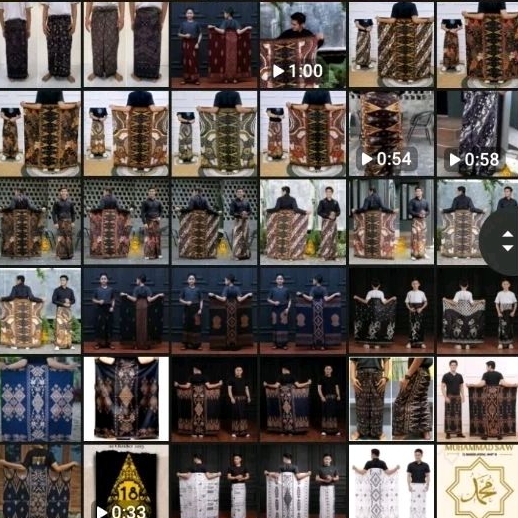 sarung batik pekalongan pria dewasa wayang murah original 100%
