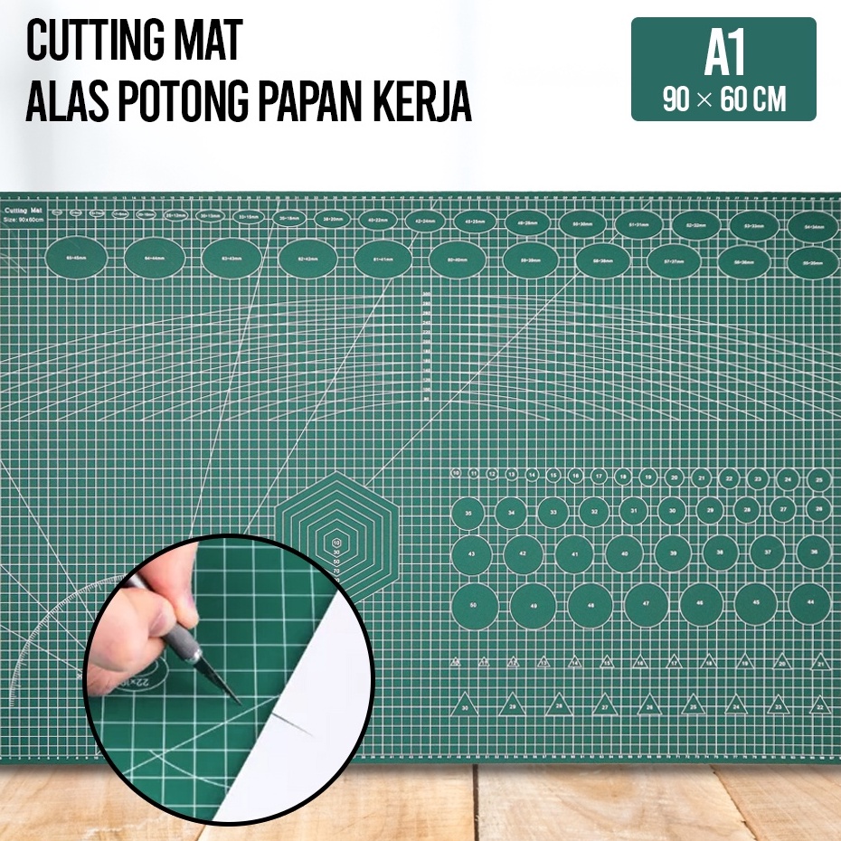 

Stok Banyak Working Pad Cutting Mat A1 Alas Potong Papan Kerja A1 90 x 60 cm Terkini
