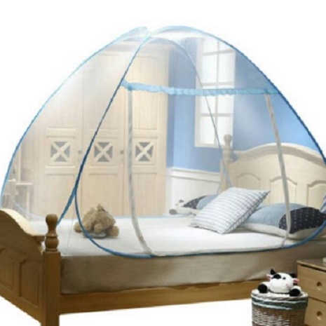 KODE OJC571 Kelambu SUPER JUMBO 220 x 220 Cm Tudung Kenopi Tenda Anti Nyamuk Lipat/ Kelambu Tidur Ju