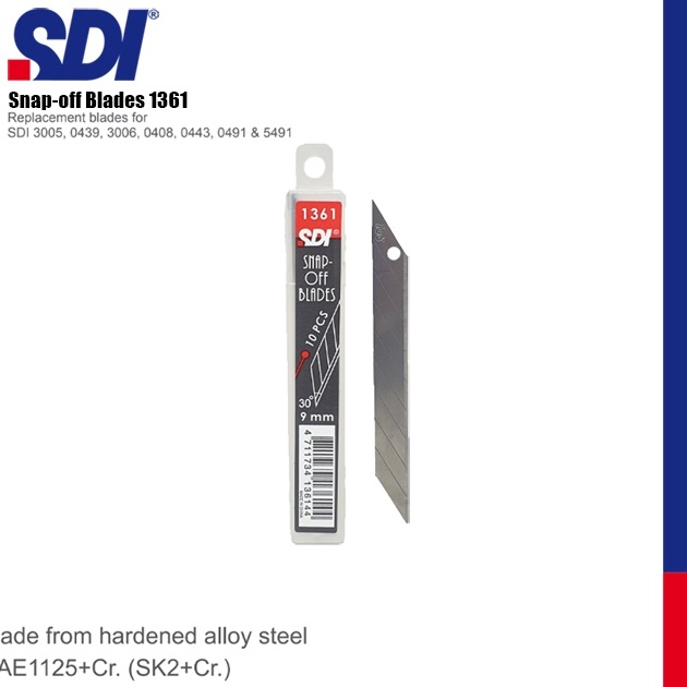 

Ready SDI 30-degree Cutter Blade Refill / Isi Cutter 30 derajat 1361 Terbaru