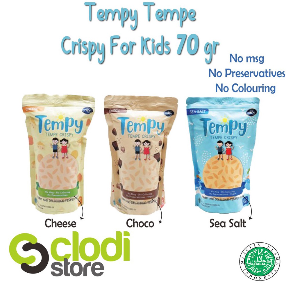 

[MVD] Tempy (Tempe Crispy) NO MSG / snack anak sehat / keripik tempe Snack MPASI / Snack Bayi / Snack Anak / Cemilan Bayi / Cemilan Anak No Msg Tanpa Pewarna Tanpa Pengawet Halal Stok Banyak ̿¯