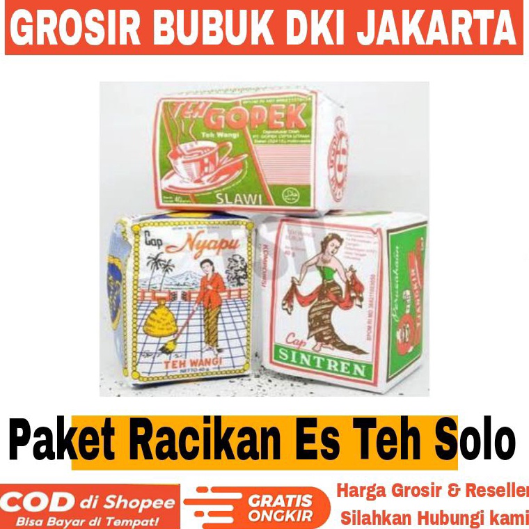 

[Q8R] Racikan Es Teh Solo Paket 3 Teh Tubruk Khas Teh Solo Teh P0Cl 59