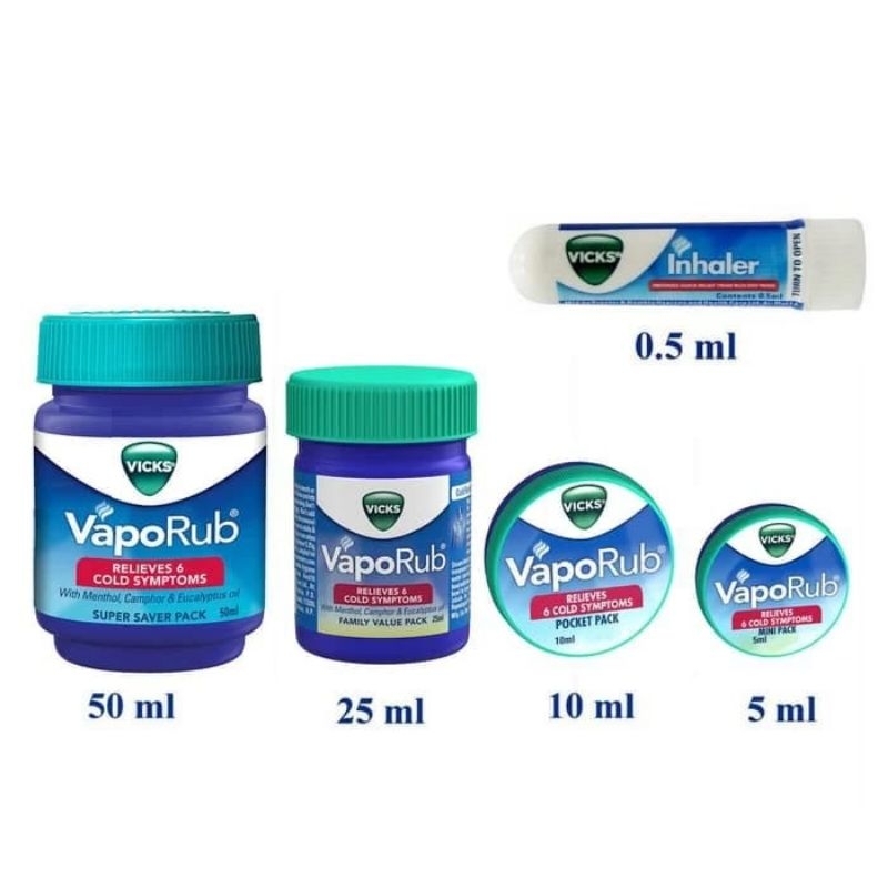 Vicks VapoRub & Inhaler