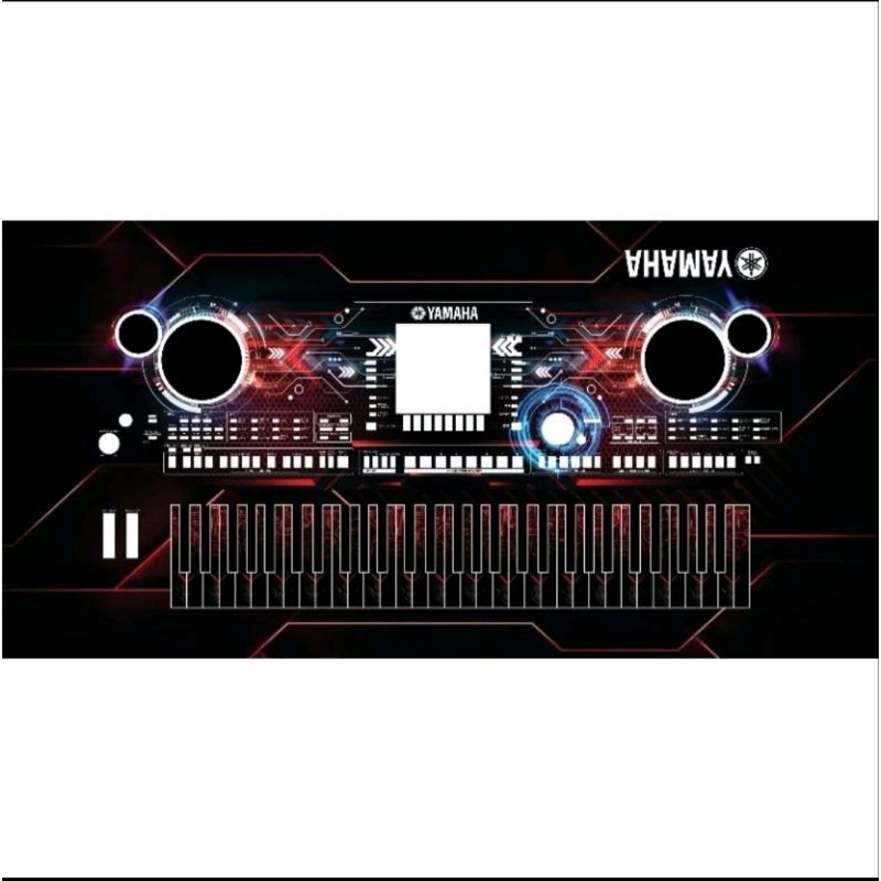 STIKER pelindung KEYBOARD YAMAHA psrs 910/710