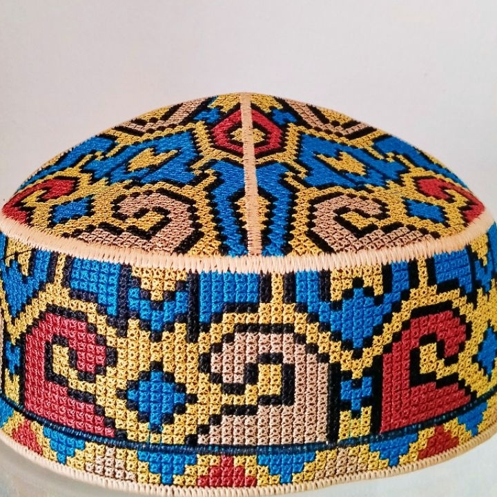 Baru peci songkok pakistan bordir/ peci sholatkopyah pakistan bordir/ songkok peci pakistan ➚➹✲